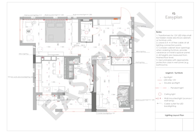 Create an accurate and professional electrical layout by Ambertech79