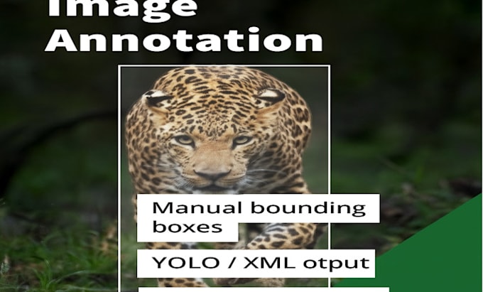 manually annotate image and text data in json, XML, or yolo