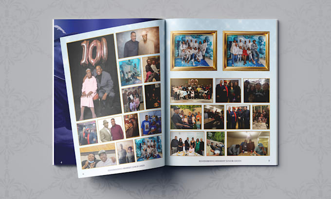 design funeral flyer, obituary trifold program