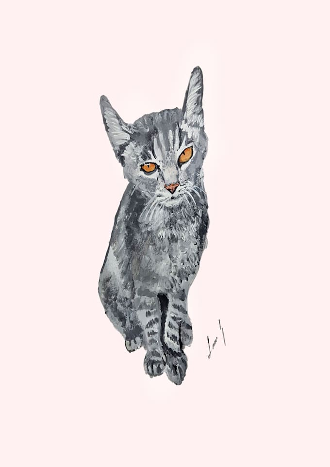 create a custom acrylic pet portrait