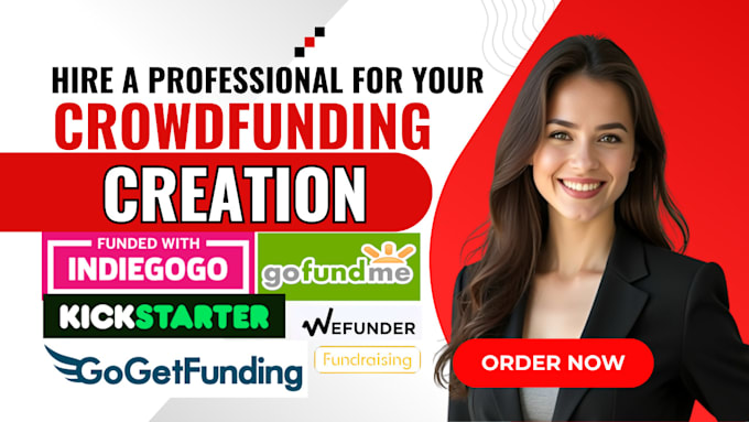 do crowdfunding camaign creation on gofundme kickstarter indiegogo fundrasing