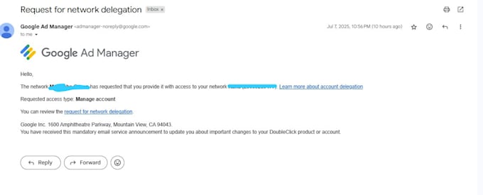 ma adx approval for your ad manager account with multiple gccp companies