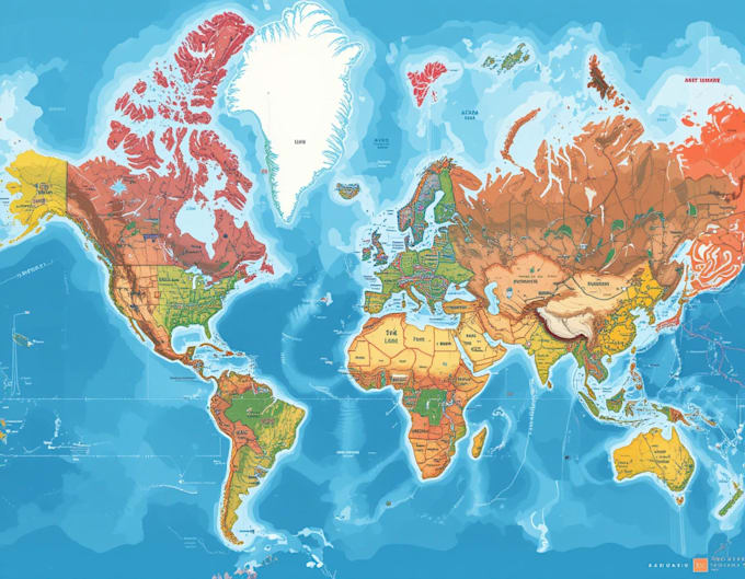 draw a vector maps, festival maps in illustrator
