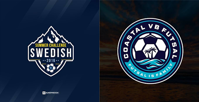create customized soccer, football, sports, basketball logo