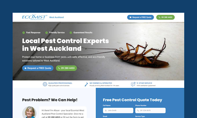 design wordpress website with elementor