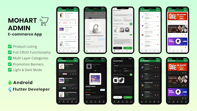 convert figma design into flutter app, api integration