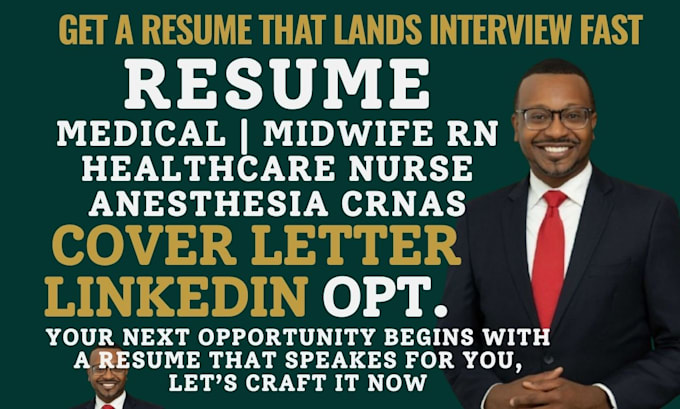write ats resume for healthcare, medical, registered nurse, anesthesia, crnas CV