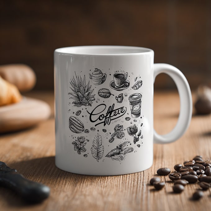 draw a mug or coffee mug design