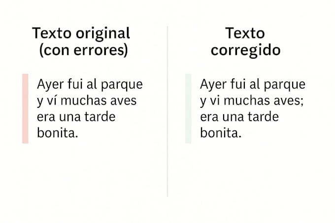 correct the spelling and grammar of your spanish texts