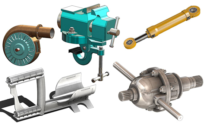 Do 3d cad design, technical drawing to 3d, product design and ...