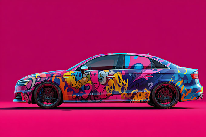 do unique bike, motorcycle wrap any vehicle wrap design