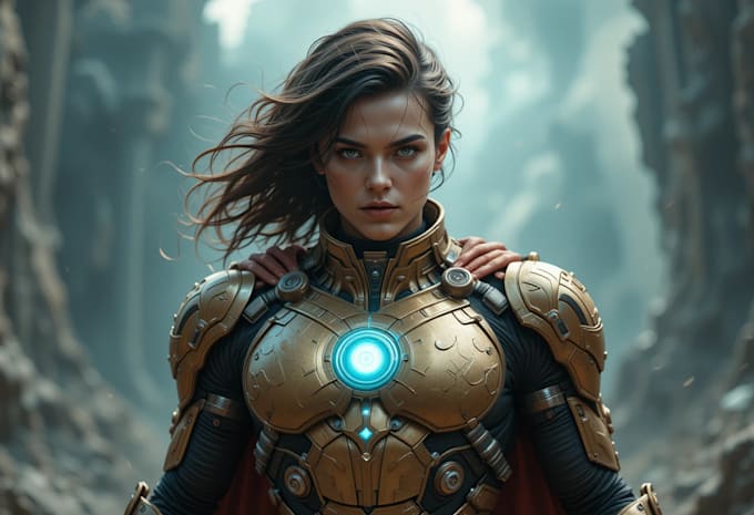 draw superhero character for you