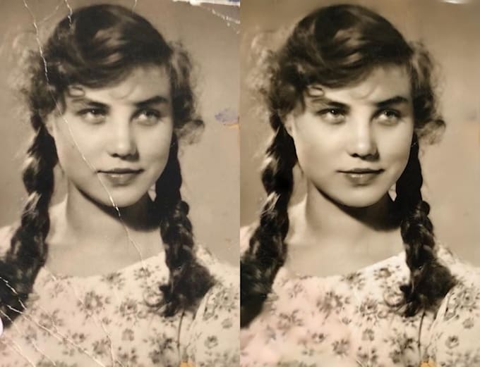 restore old photos to improve quality