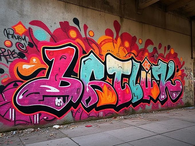 design wall art, decal, mural, graffiti for your art
