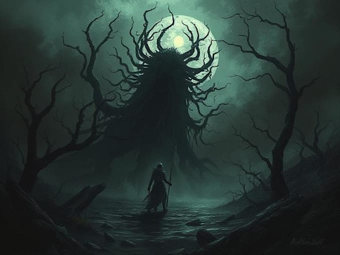 do dark art illustration