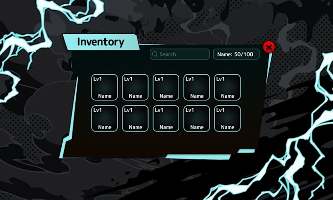 design clean game UI for your game