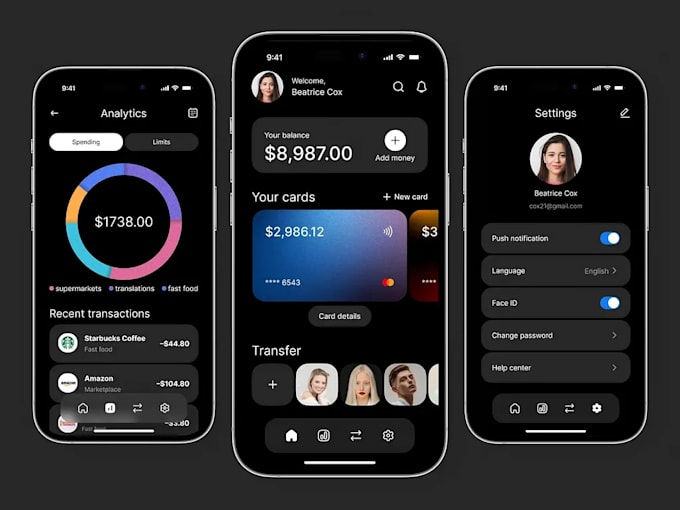 Create figma design ui ux design mobile app design with uizard adobe xd ...