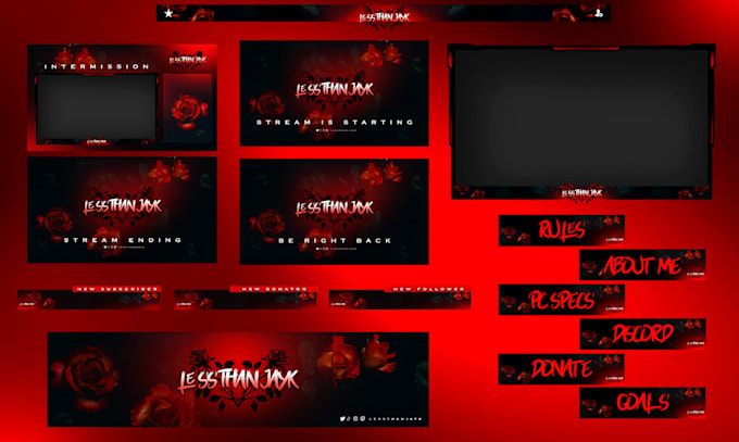 craft custom twitch logo and twitch overlays for stream
