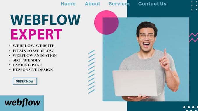webflow website, framer website, figma to webflow, interactive website design