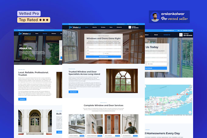 design window, door, glazing, or skylight installation website