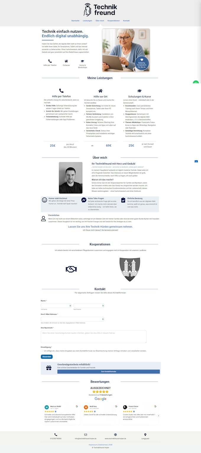create a professional wordpress website for your business