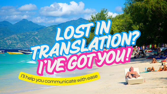 be your translator while traveling across indonesia