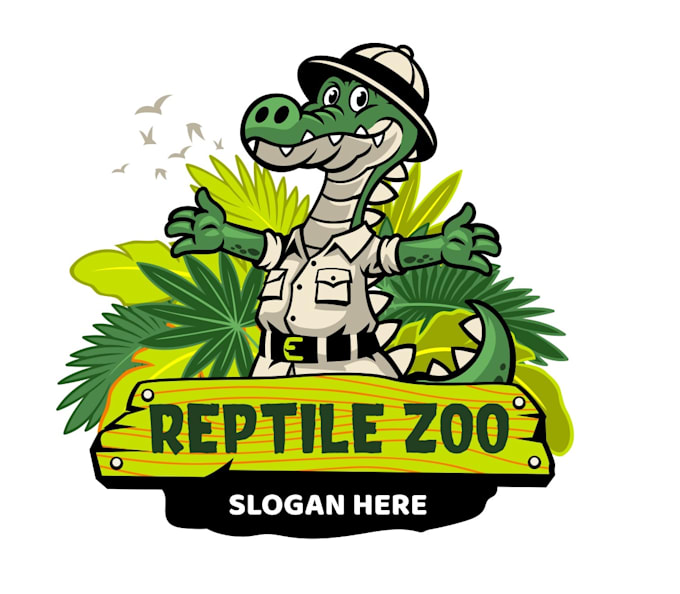 design awesome professional crocodile mascot logo