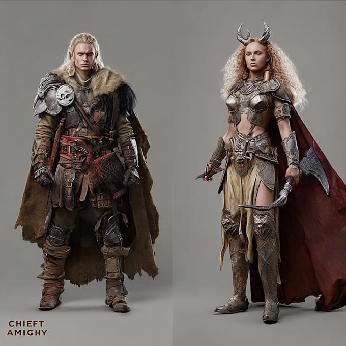 illustrate fantasy art creatures and characters