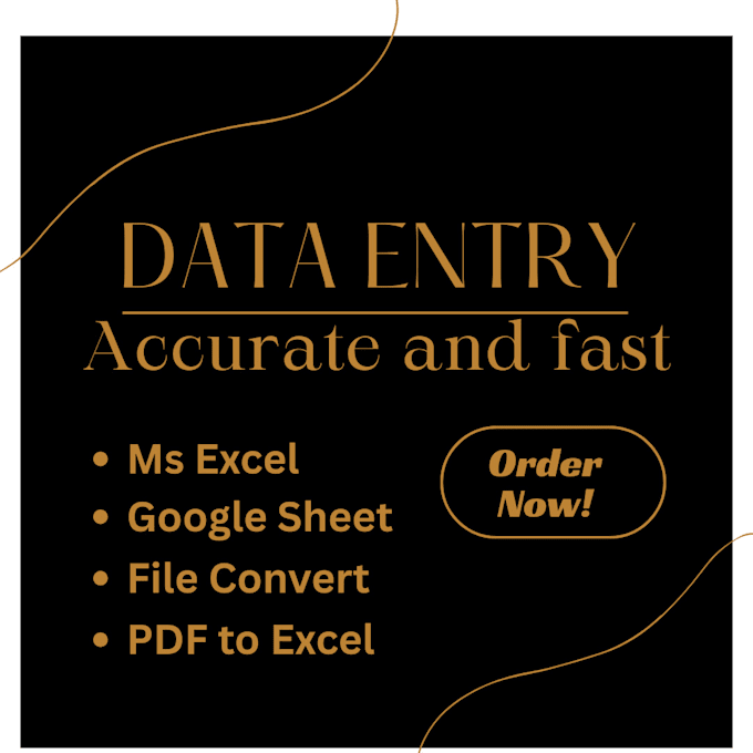 data entry, copy paste, excel data entry, pdf to excel