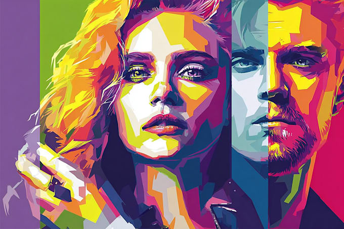 make a beautiful wpap pop art portrait