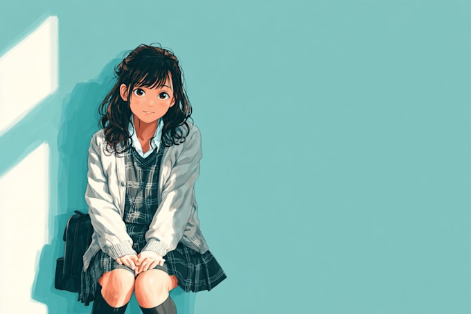 draw your character in cartoonish or marvel or anime style