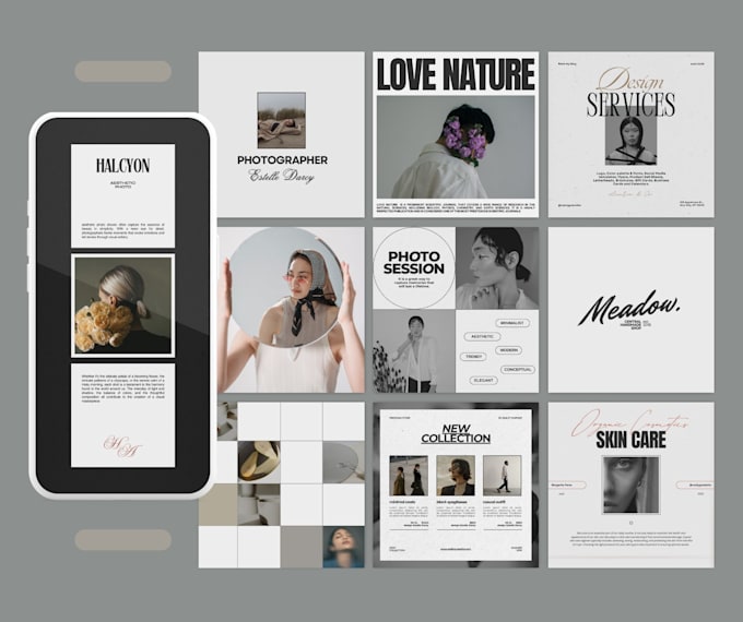 create editable canva templates for social media