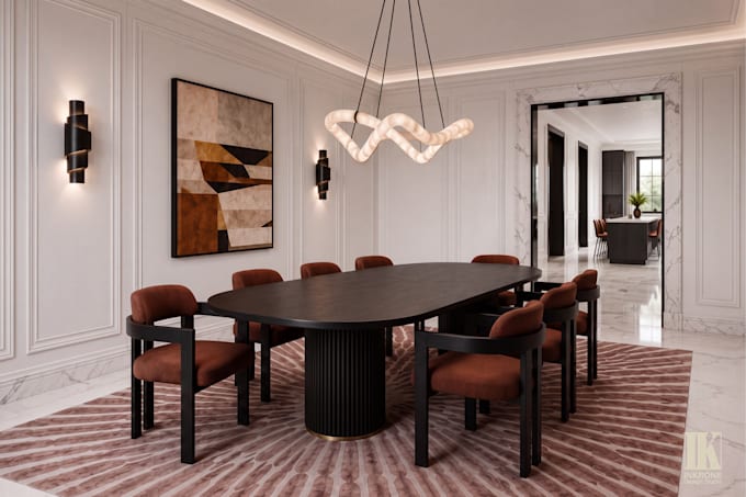 do realistic residential interior design 3d modelling and 3d rendering