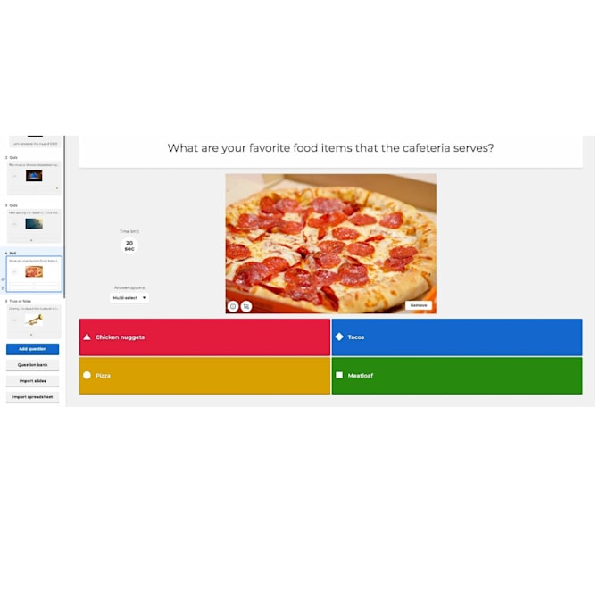 create professional kahoot questionnaires