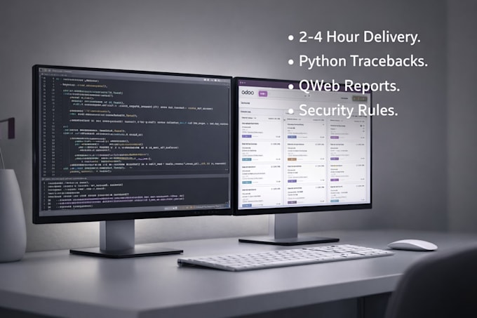 fix odoo bugs, errors, tracebacks and custom module issues