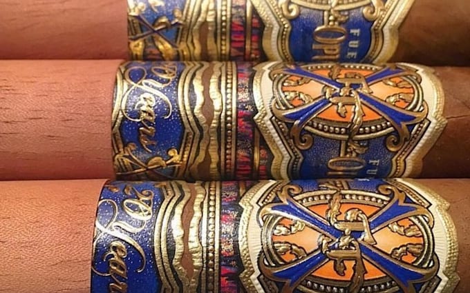 do cigar label, cigar logo, cigar band and cigar box design