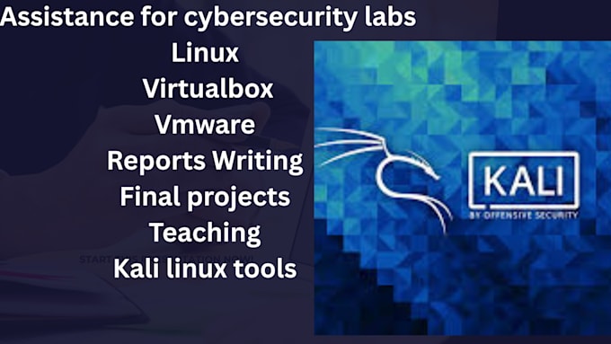 do  work and help kali linux cybersecurity labs