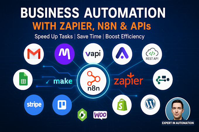 setup zapier chatbot, zapier automation, do zapier integration, be zapier expert