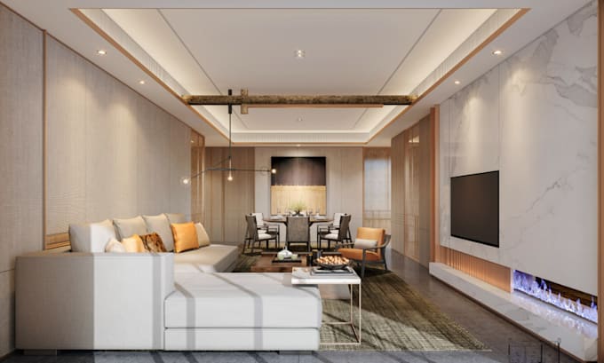layout 3d interior apartment,multifunctional room,master suite,blender rendering