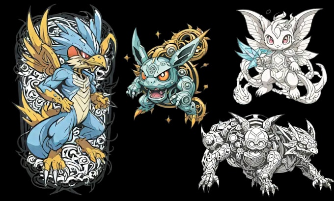 Create disney, pokémon and gaming tattoo designs unique custom art by ...