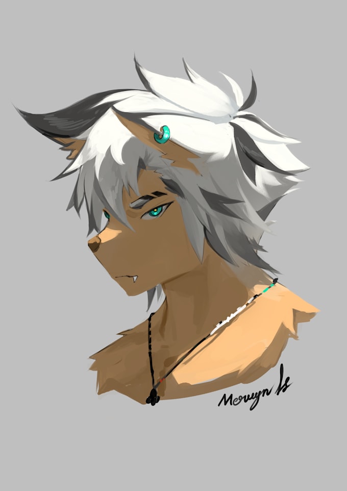 draw furry fanart for you