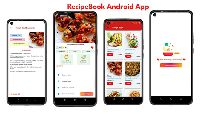 develop responsive mobile applications with clean UI