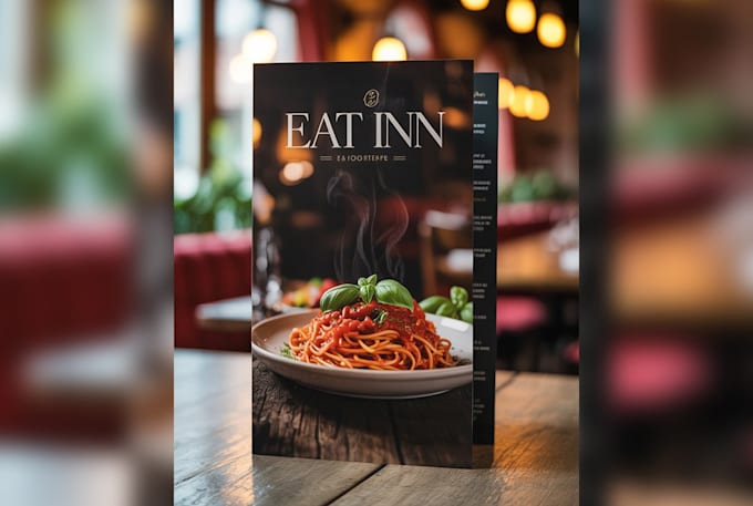 design restaurant menu and food menu