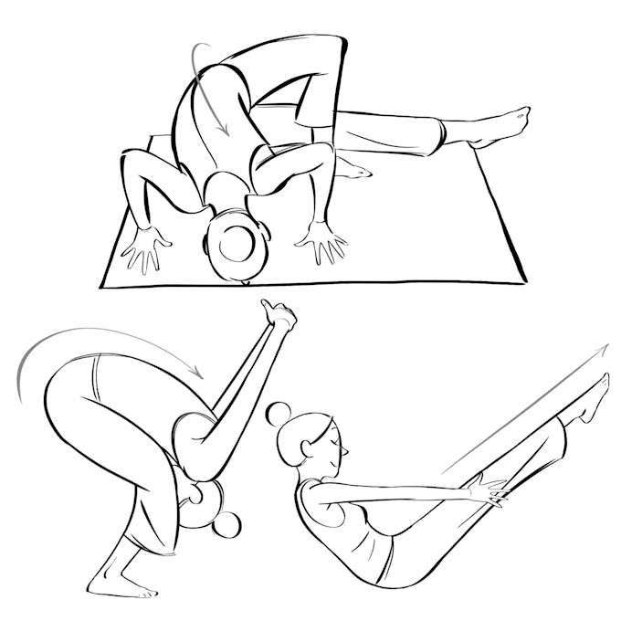 draw your yoga poses