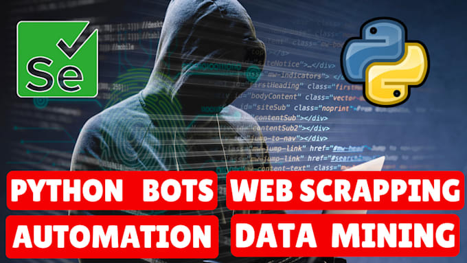 develop python bots, automation scripts , website scrapers