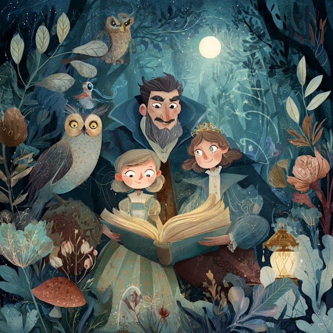create fairy tale illustrations