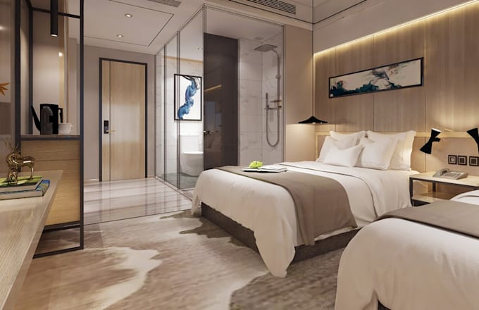 render luxury villa exterior,modern interior design,modern facade,outdoor living