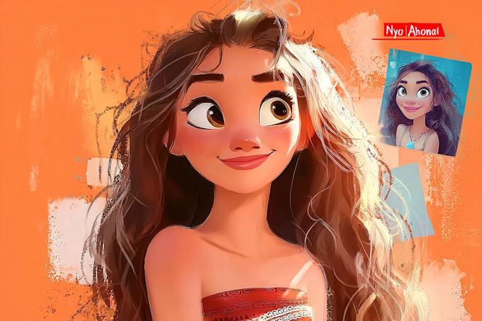 design a 2d cartoon character