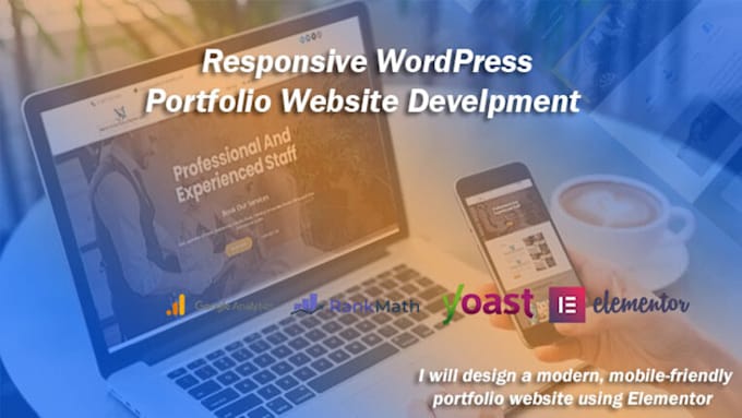 build a responsive portfolio wordpress website