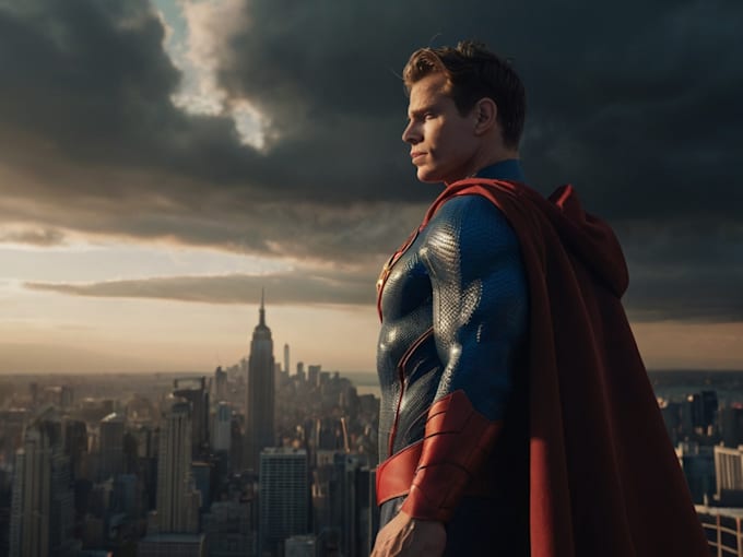 draw you as an amazing superhero